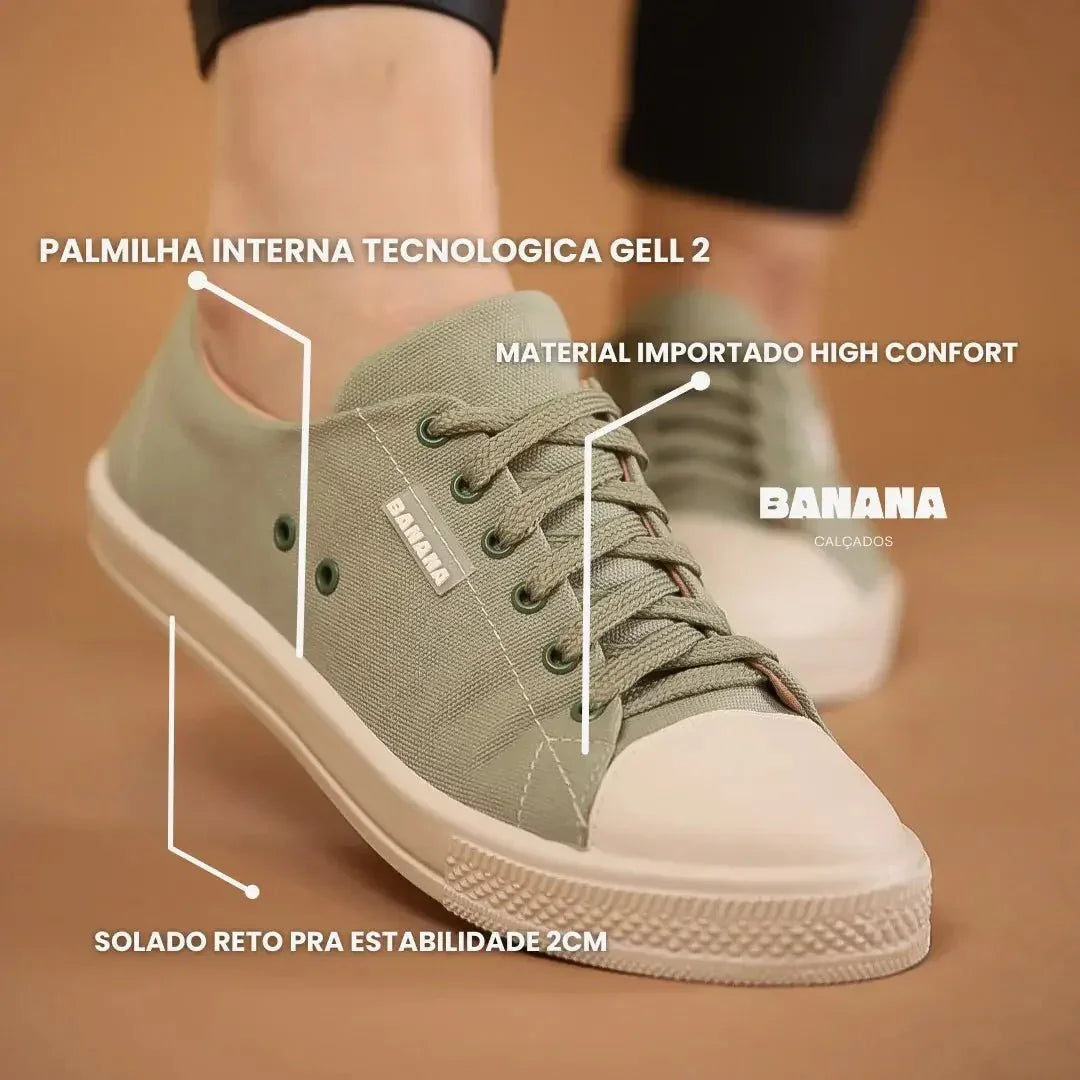 TENIS FEMININO BANANA TERAPEUTICO CAMILLY - Banana Calçados -